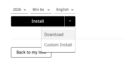 Custom Install from Autodesk
