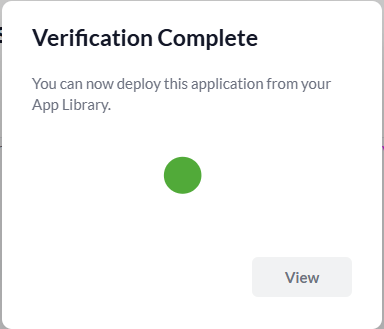 Verification Completed Successfully in Pckgr